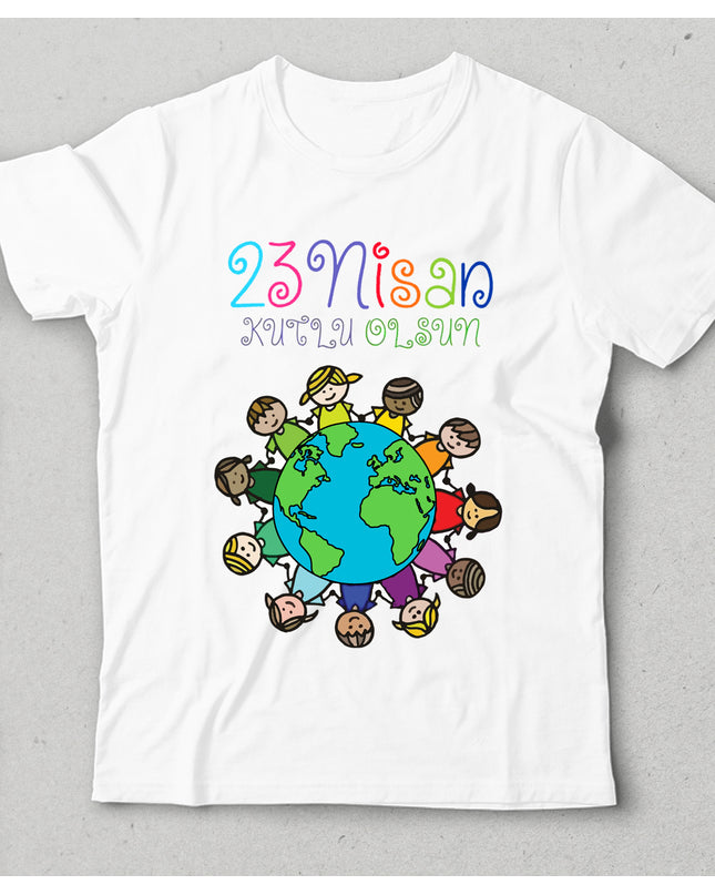 23 nisan çocuk tişört - basmatik.com