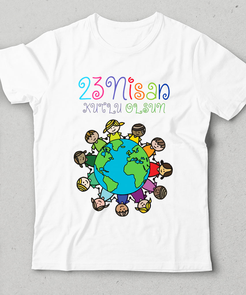 23 nisan çocuk tişört - basmatik.com