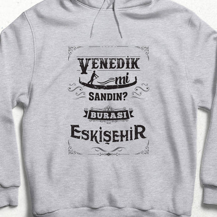 Kapüşonlu Sweatshirt - Burası Eskişehir - 1 - basmatik.com