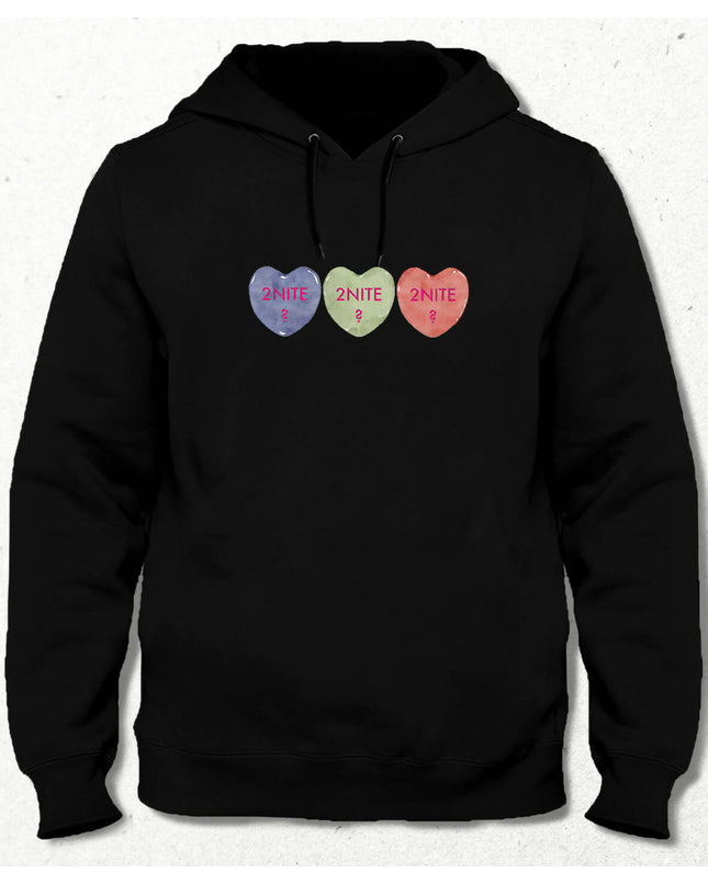 Valentine's V, Kalpli Slogan Sweatshirt