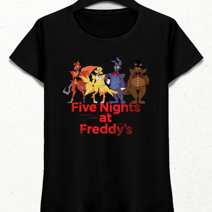 Fnaf Five Nights At Freddy Kadın Tişört - basmatik.com