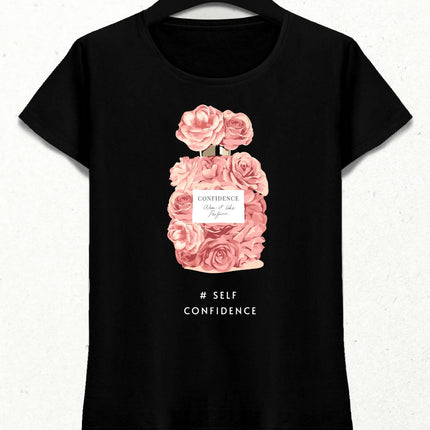 Self Confidence Kadın Streetwear Tasarım T-shirt