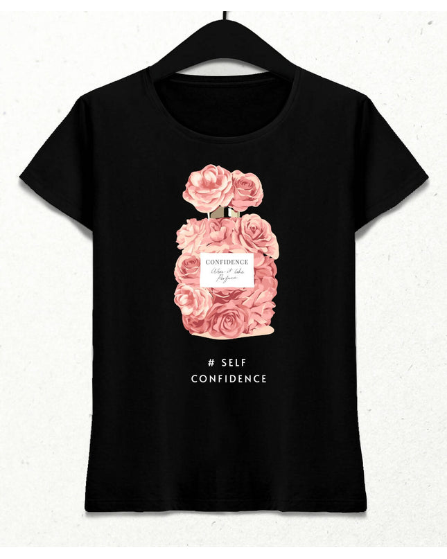 Self Confidence Kadın Streetwear Tasarım T-shirt