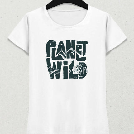 Wild Planet Kadın Tişört - basmatik.com