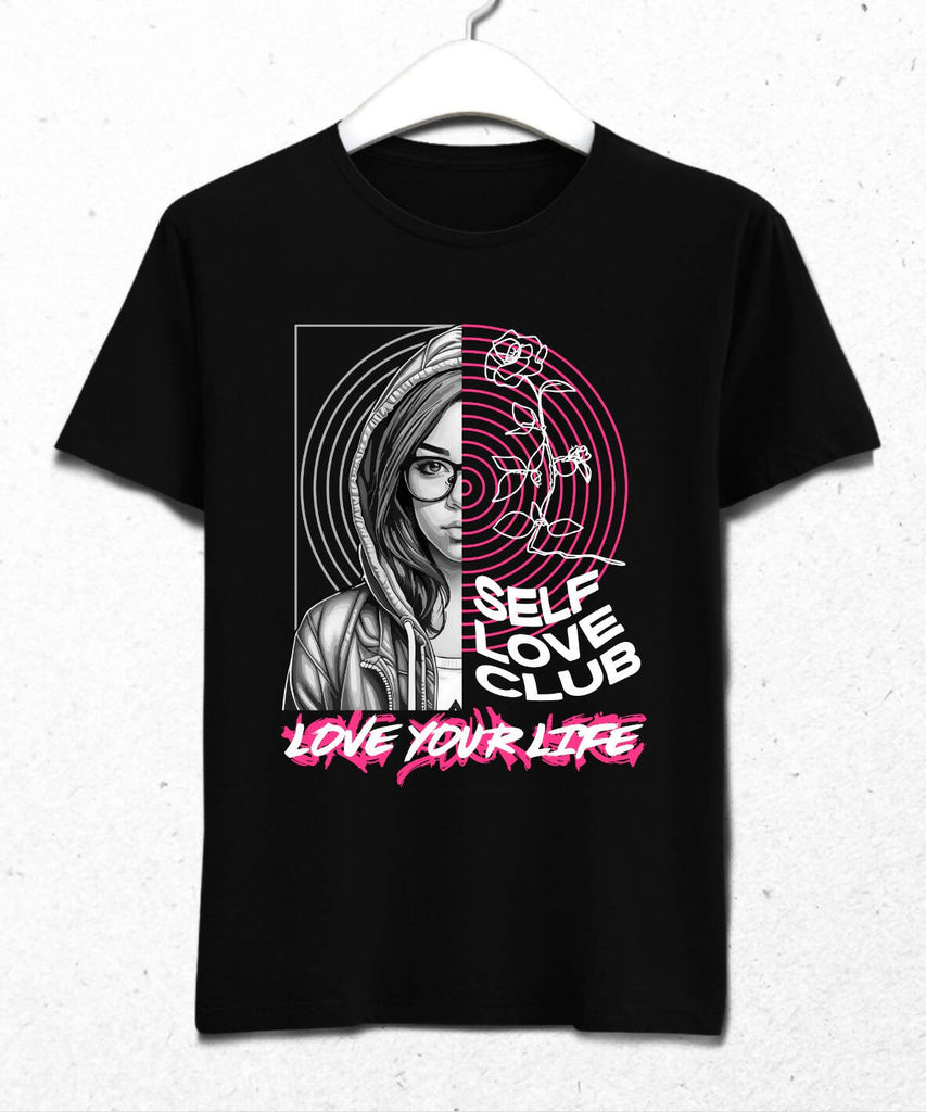 Self Love Club Streetwear Retro Futuristic Design