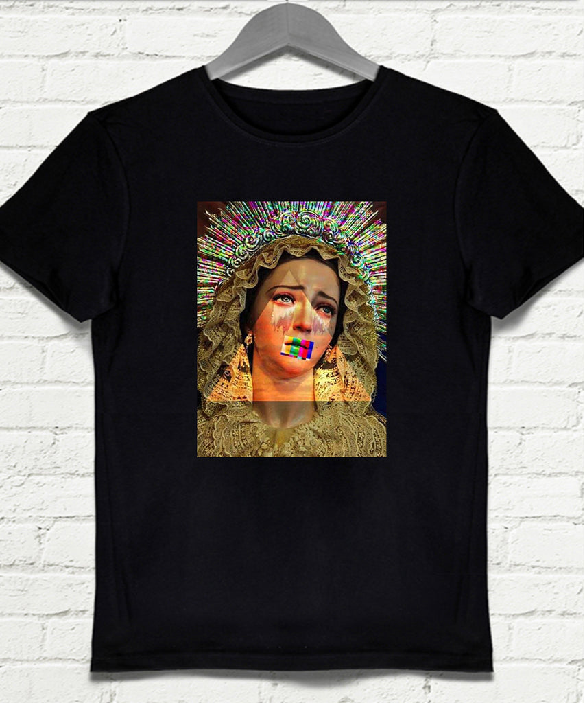 Portrait Siyah Erkek Tshirt - basmatik.com