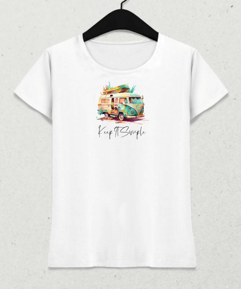Kamp Karavan Temalı T-shirt 2