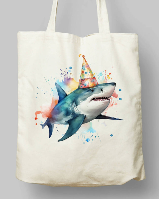 Birthday Shark Tote Bag