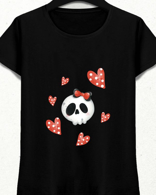 Kurukafa ve Kalpler Cadılar Bayramı Tişört