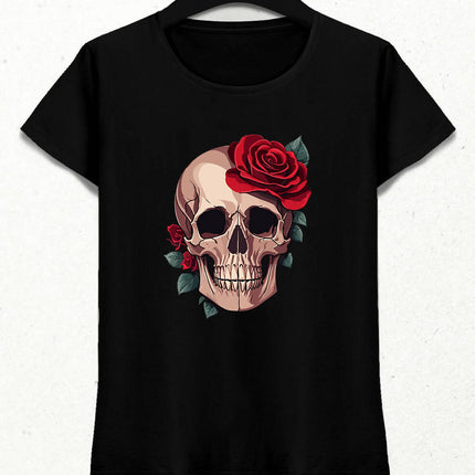 skull and rose 