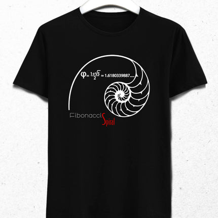 Fibonacci Spiral Erkek Tişört