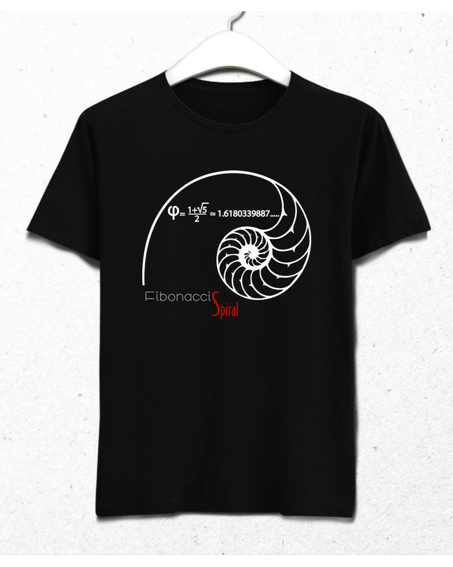 Fibonacci Spiral Erkek Tişört