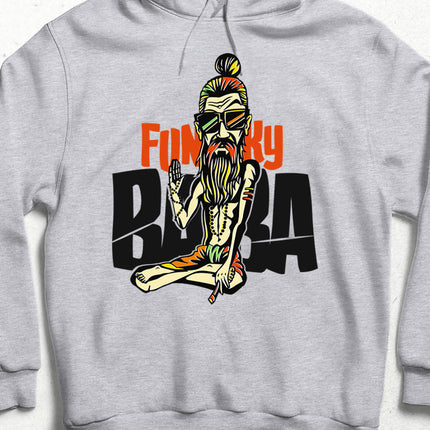 Funky Dad Hooded Gray Sweatshirt