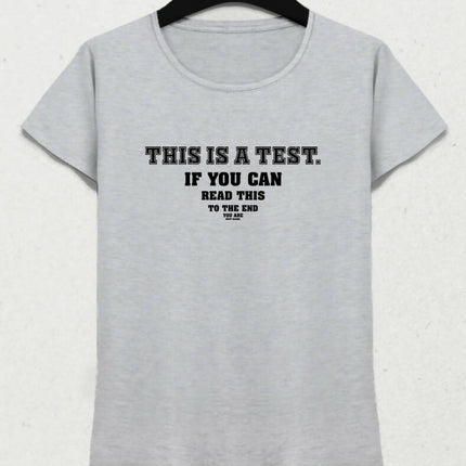 Test Kadın Tişört