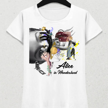 Alice in Wonderland Tişört - basmatik.com