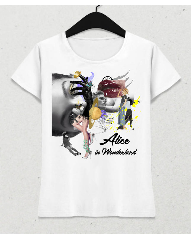 Alice in Wonderland Tişört - basmatik.com