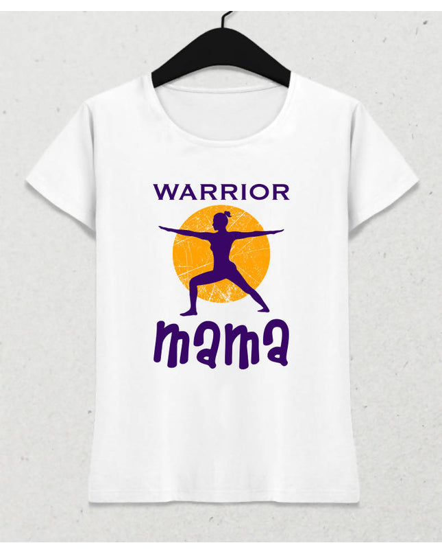 Kadın Tshirt - Warrior Mama - basmatik.com