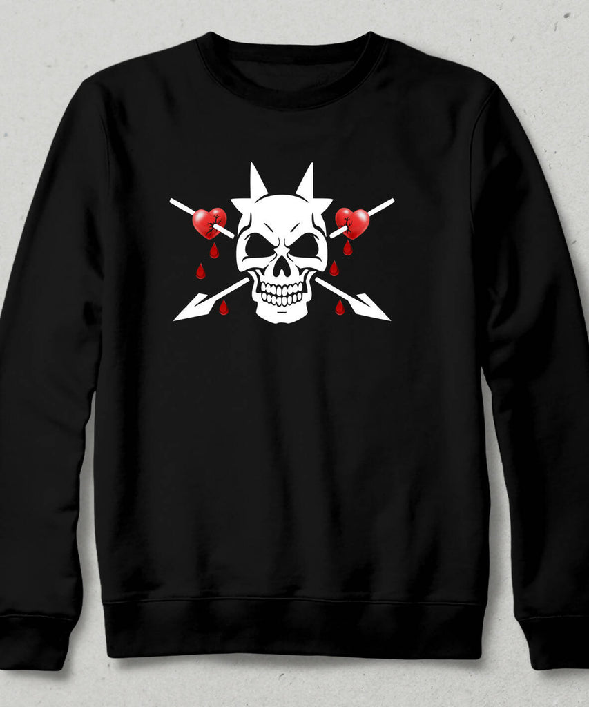 Heart Skull Sweatshirt