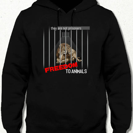 Freedom To Animals Hooded Sweatshirt