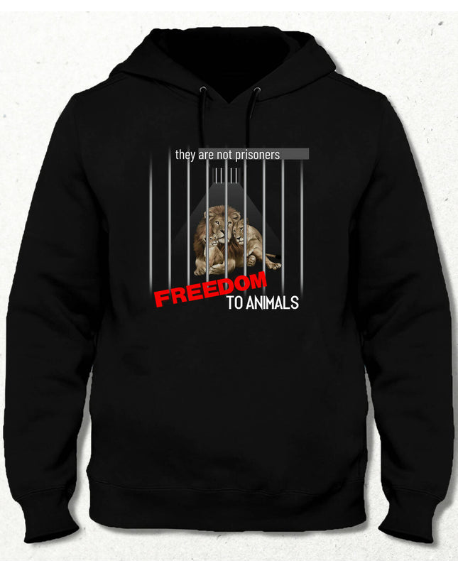 Freedom To Animals Hooded Sweatshirt