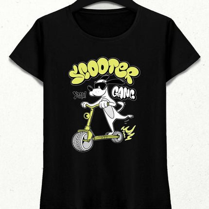 Scooter Dog Kadın Tişört - basmatik.com