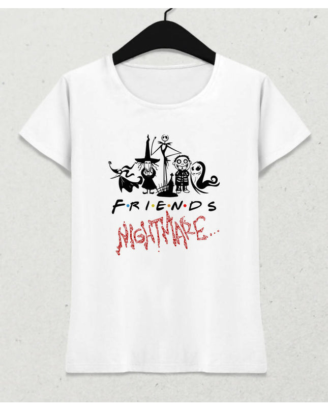 Friends Nightmare V1 Kadın Tişört - basmatik.com