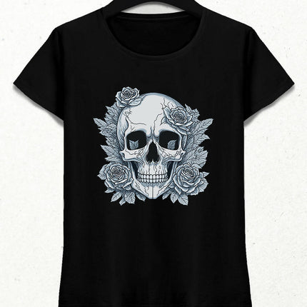 skull and rose 