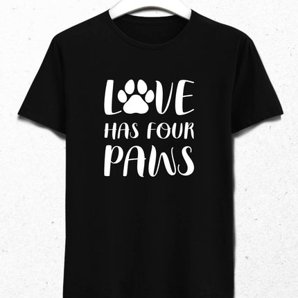 LOVE HAS FOUR PAWS 2 - MEN'S T-SHIRT
