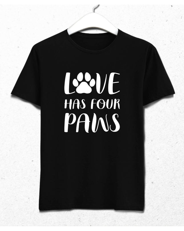 LOVE HAS FOUR PAWS 2 - MEN'S T-SHIRT