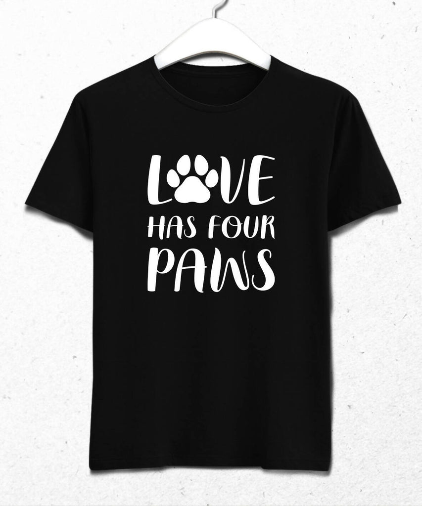 LOVE HAS FOUR PAWS 2 - ERKEK T-SHIRT