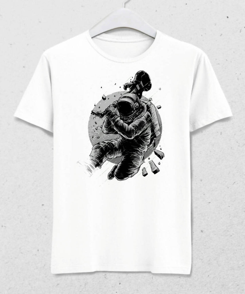 Astronot Müzik Temalı T-shirt
