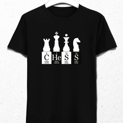 Satranç Periyodik Cetvel - Chess Erkek Tişört - basmatik.com