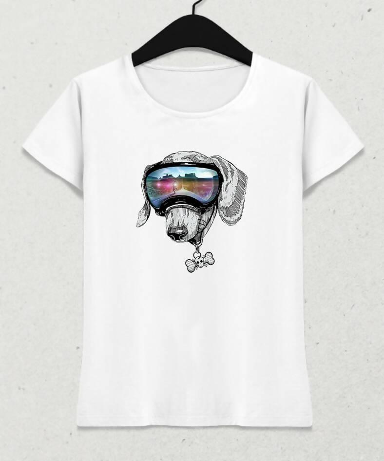 Dog with Glasses Women's T-Shirt
