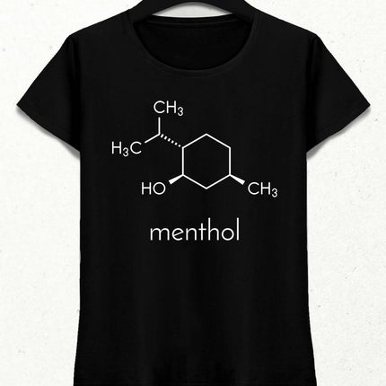 Menthol Molecule Kadın Tişört - basmatik.com