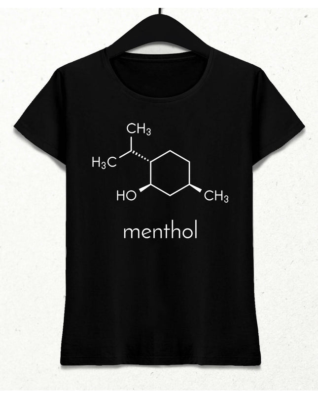 Menthol Molecule Kadın Tişört - basmatik.com