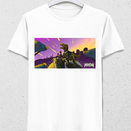 Marstan "Yolun Sonu" Tişört - Erkek - (Siyah/Gri/Beyaz)