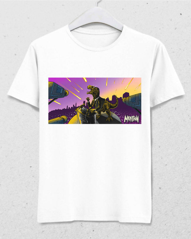 Marstan "Yolun Sonu" Tişört - Erkek - (Siyah/Gri/Beyaz)