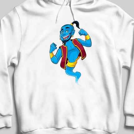 Alaaddin'in Lamba Cini Baskılı Sweatshirt - Kapüşonlu