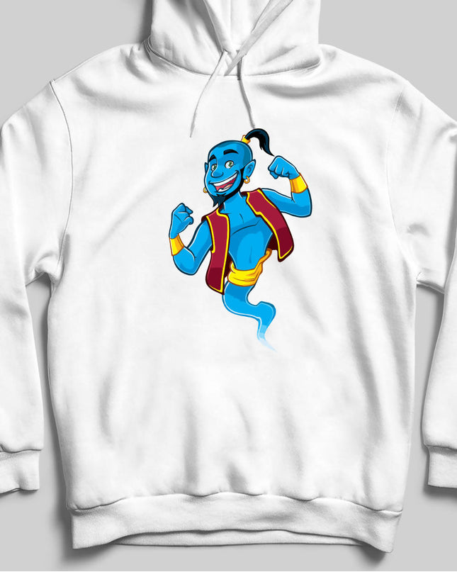 Alaaddin'in Lamba Cini Baskılı Sweatshirt - Kapüşonlu