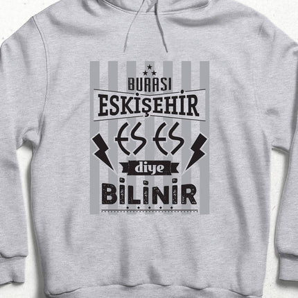 Kapüşonlu Sweatshirt - Burası Eskişehir - 6 - basmatik.com