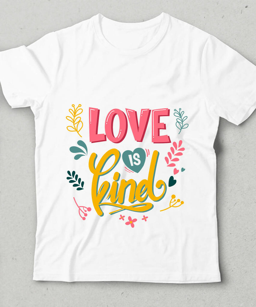 Love is kind Crew neck Short Sleeve T-Shirt 