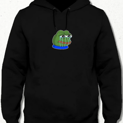 Üzgün Kurbağa Pepe Kapüşonlu