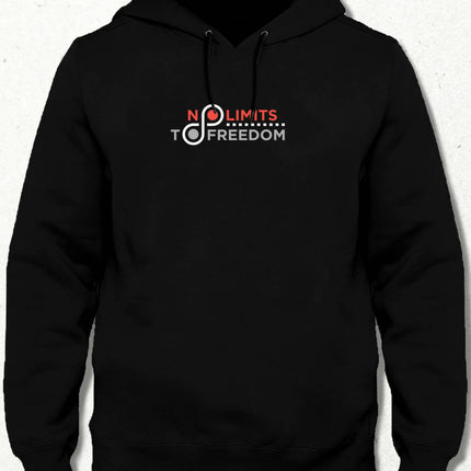 No Limit To Freedom Kapüşonlu Sweatshirt - basmatik.com