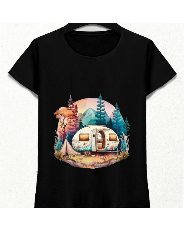 Camping and Caravan Themed Tshirt 