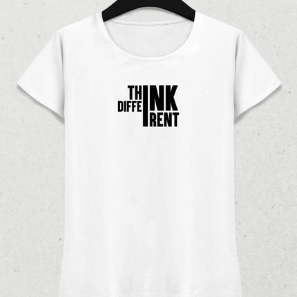 Think Different Kadın Tişört - 2 - basmatik.com