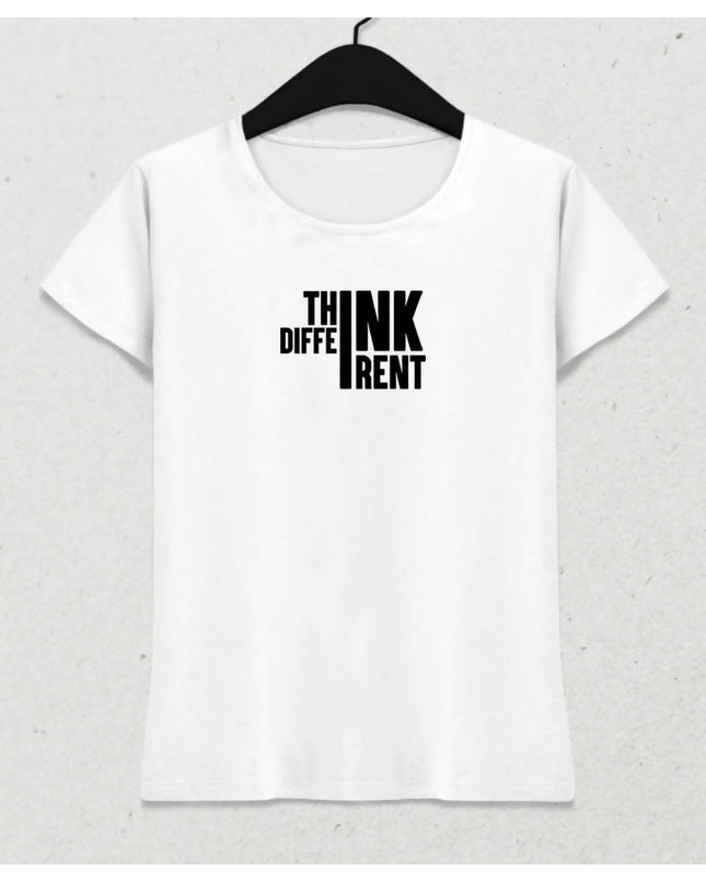 Think Different Kadın Tişört - 2 - basmatik.com