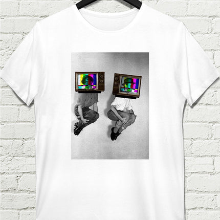 televizyon kutucuğu Erkek Tshirt - basmatik.com