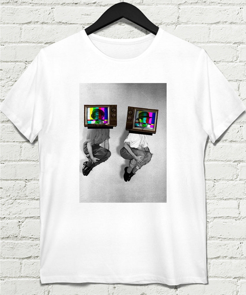televizyon kutucuğu Erkek Tshirt - basmatik.com