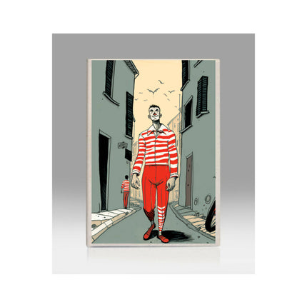 man in pajamas