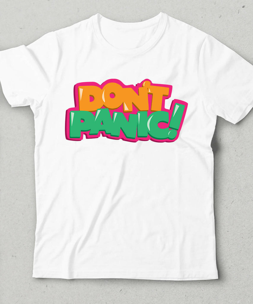Don't Panic! Çocuk T-shirt